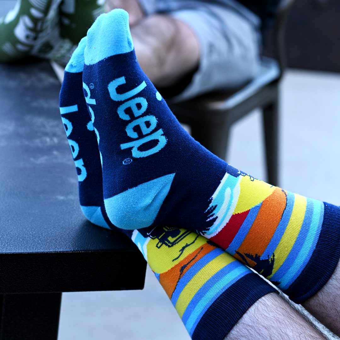Jeep - Beach Sunset Dress Socks