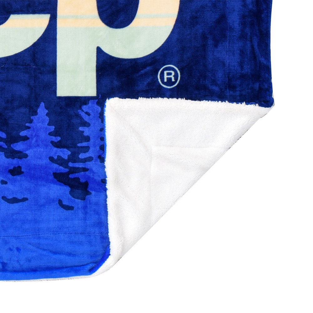 Jeep - Woodland Sherpa Throw Blanket