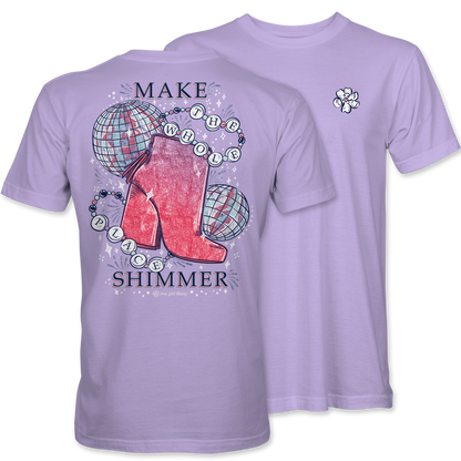 Make The Whole Place Shimmer- Glittering Disco Ball T-Shirt