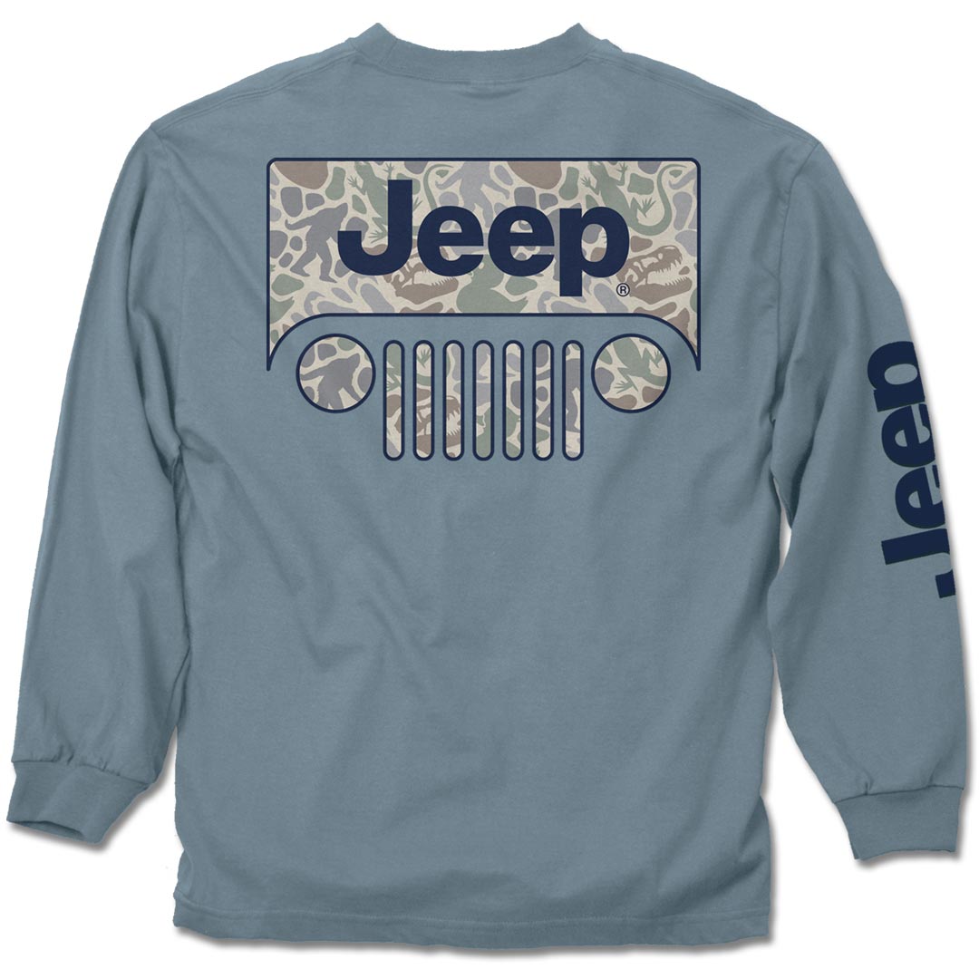 Jeep - Grille Camo Easter Egg Long Sleeve Shirt