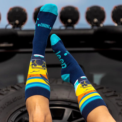 Jeep - Beach Sunset Dress Socks