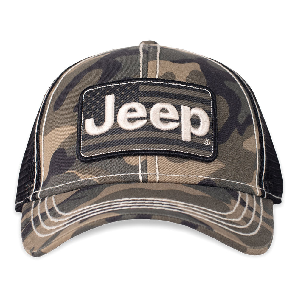 Jeep - Camo Flag Hat