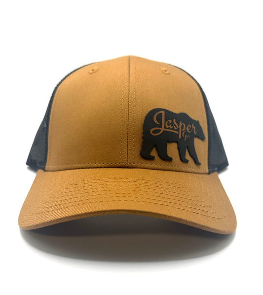 Jasper Outpost Bear Adjustable Tan Hat- Jasper GA