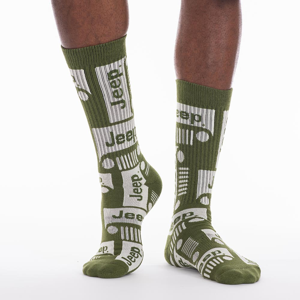 Jeep - Grille Crew Socks