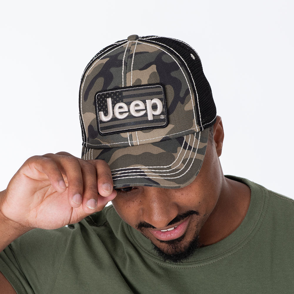 Jeep - Camo Flag Hat