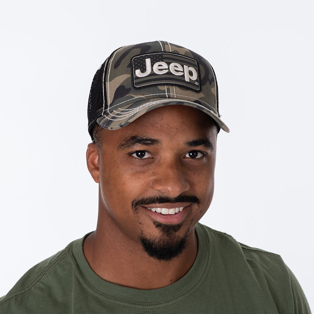 Jeep - Camo Flag Hat