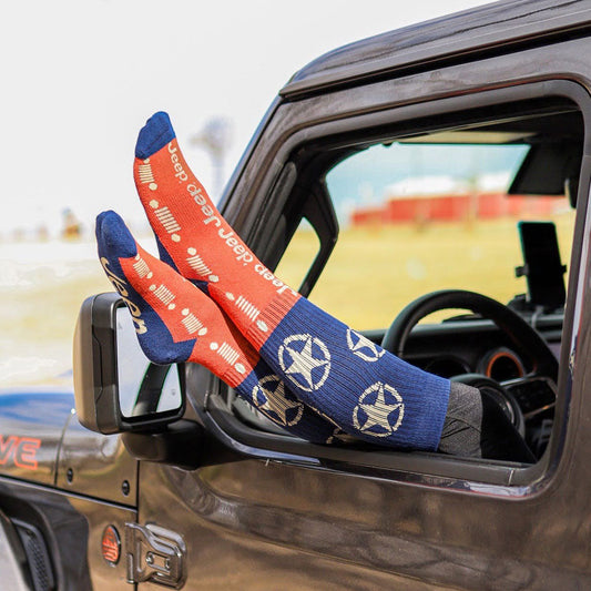 Jeep  - Old Patriot Crew Socks