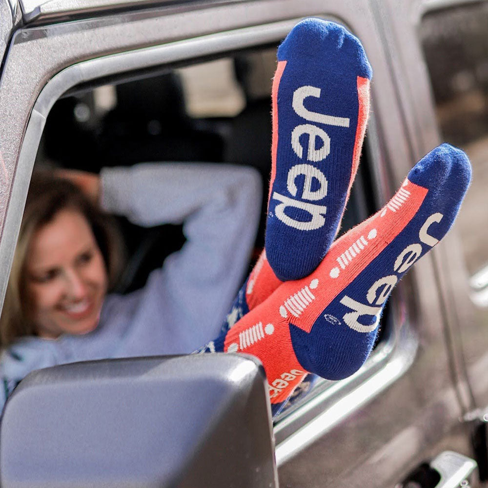 Jeep  - Old Patriot Crew Socks