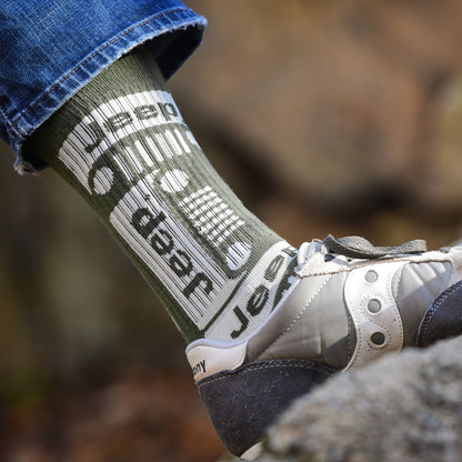 Jeep - Grille Crew Socks