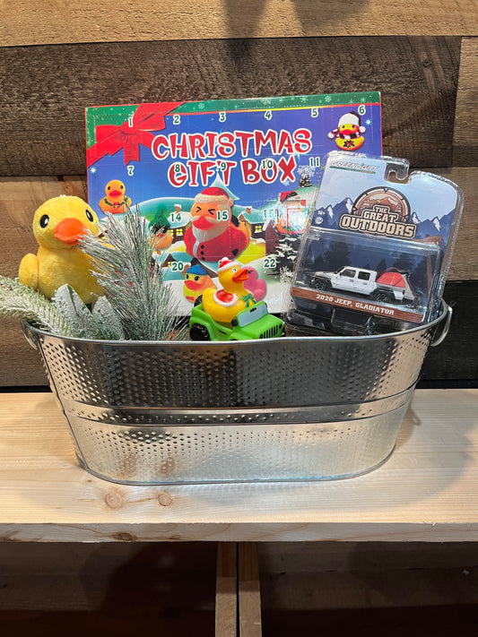 Deck the Holiday Duck Gift Tin