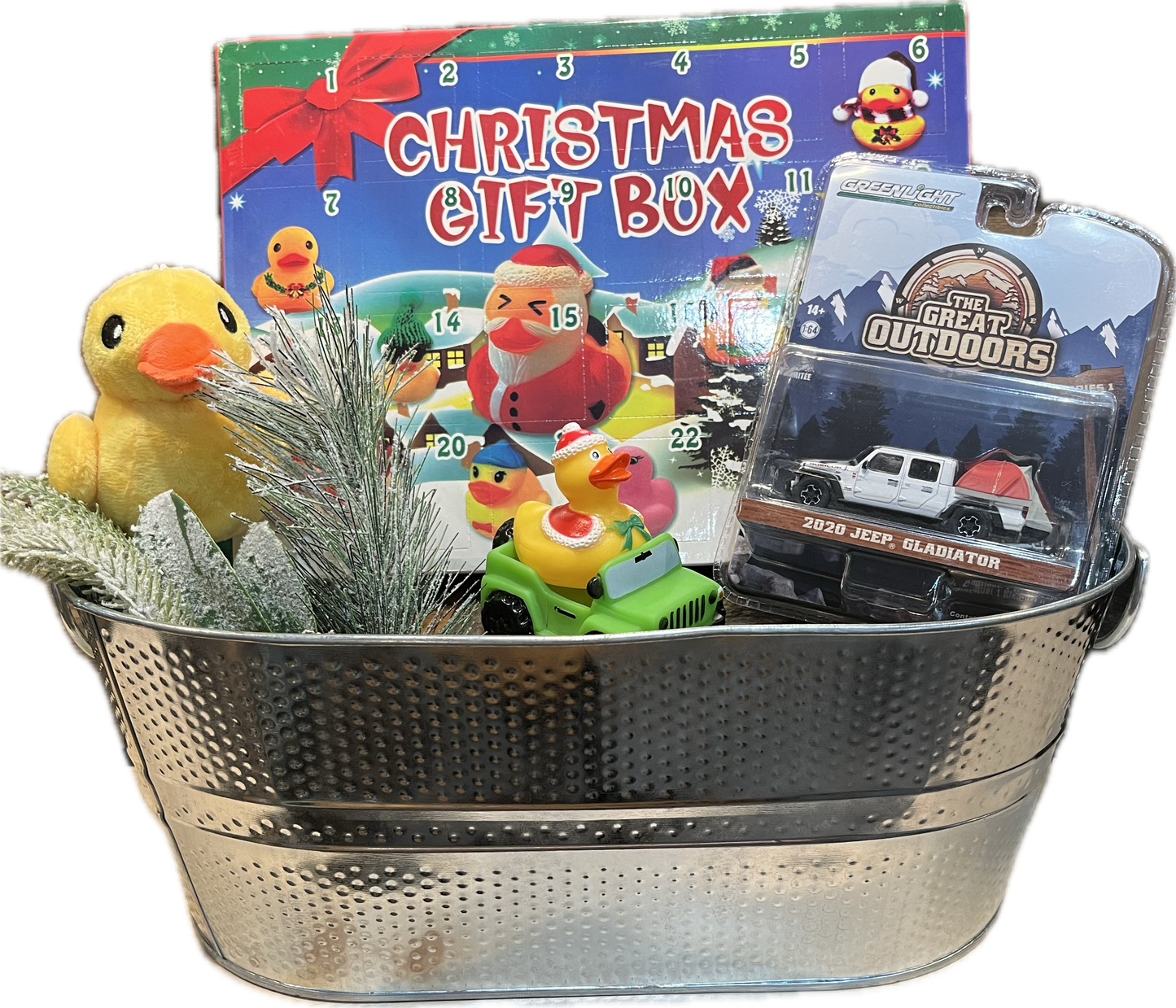 Deck the Holiday Duck Gift Tin