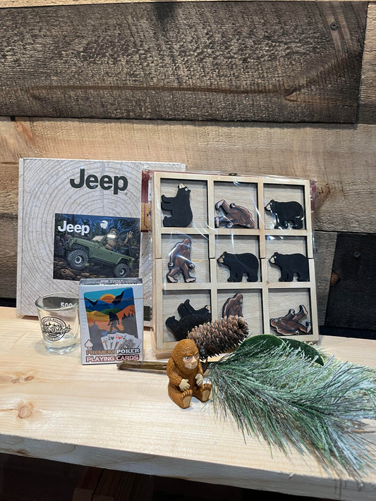 Jeeps, Bears, Bigfoot and Games Gift Bundle