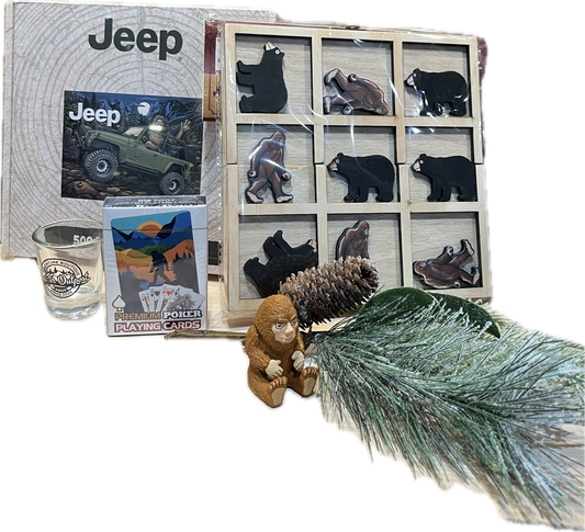 Jeeps, Bears, Bigfoot and Games Gift Bundle